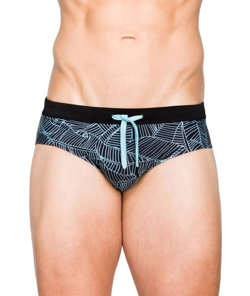 LEAVES SWIM BRIEF - mizokwear